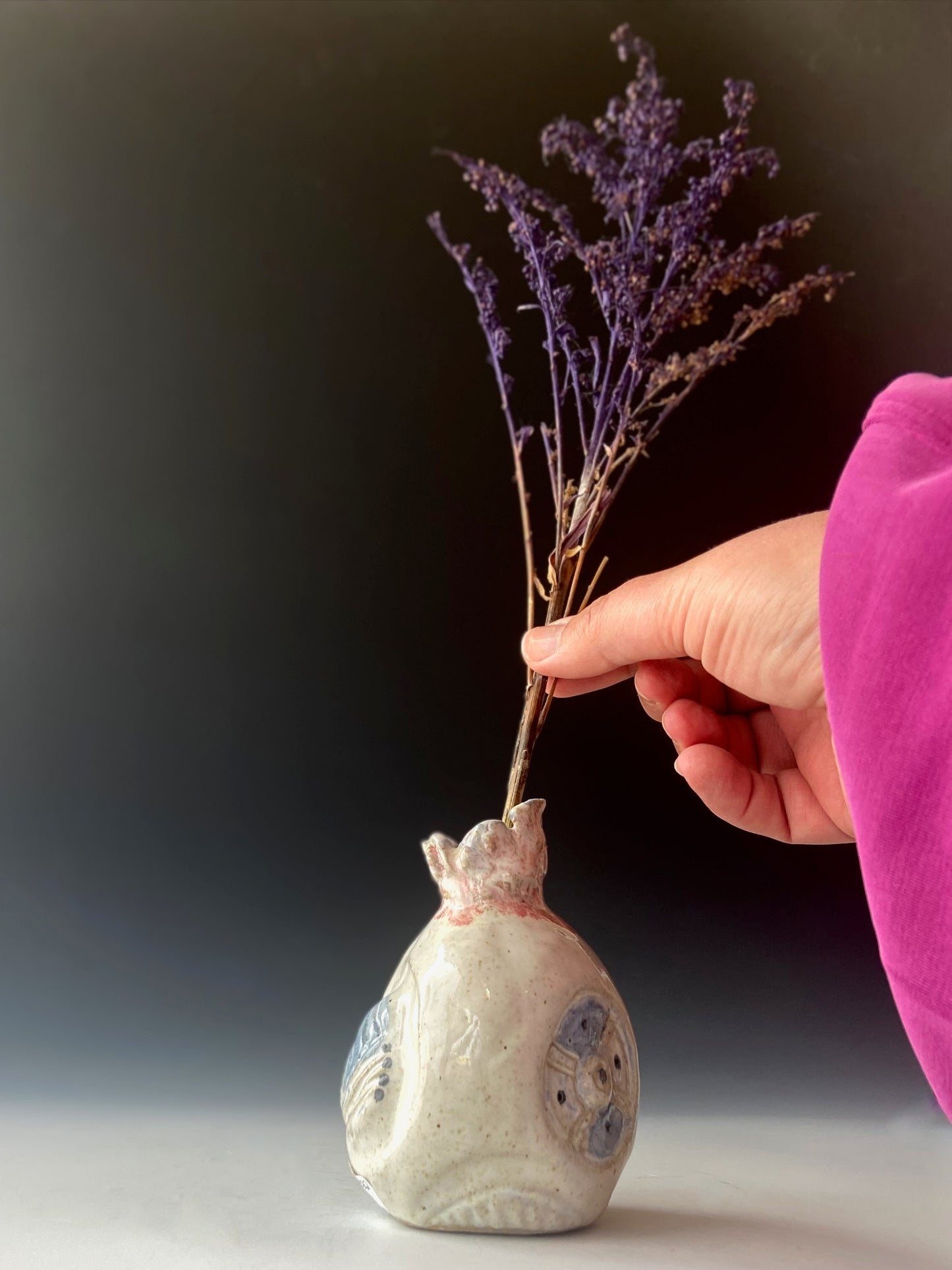 Coin Bag Bud Vase