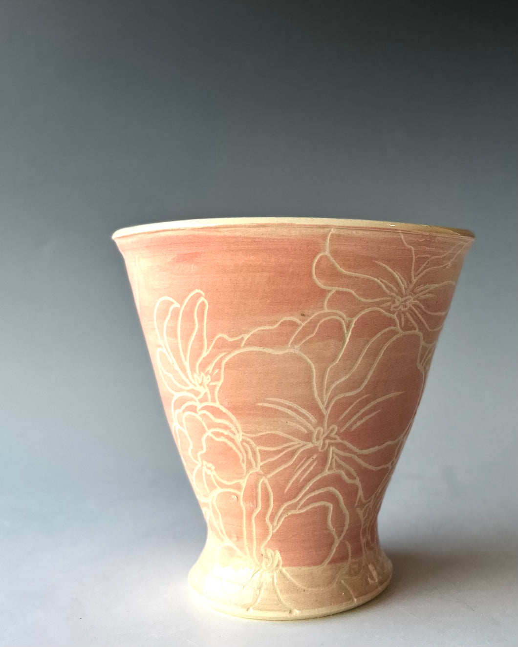 Pink Peony Vase by KJ MacAlister