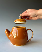 Load image into Gallery viewer, Pumpkin Spice Tea Pot &amp; Sugar set by Ann Ripley
