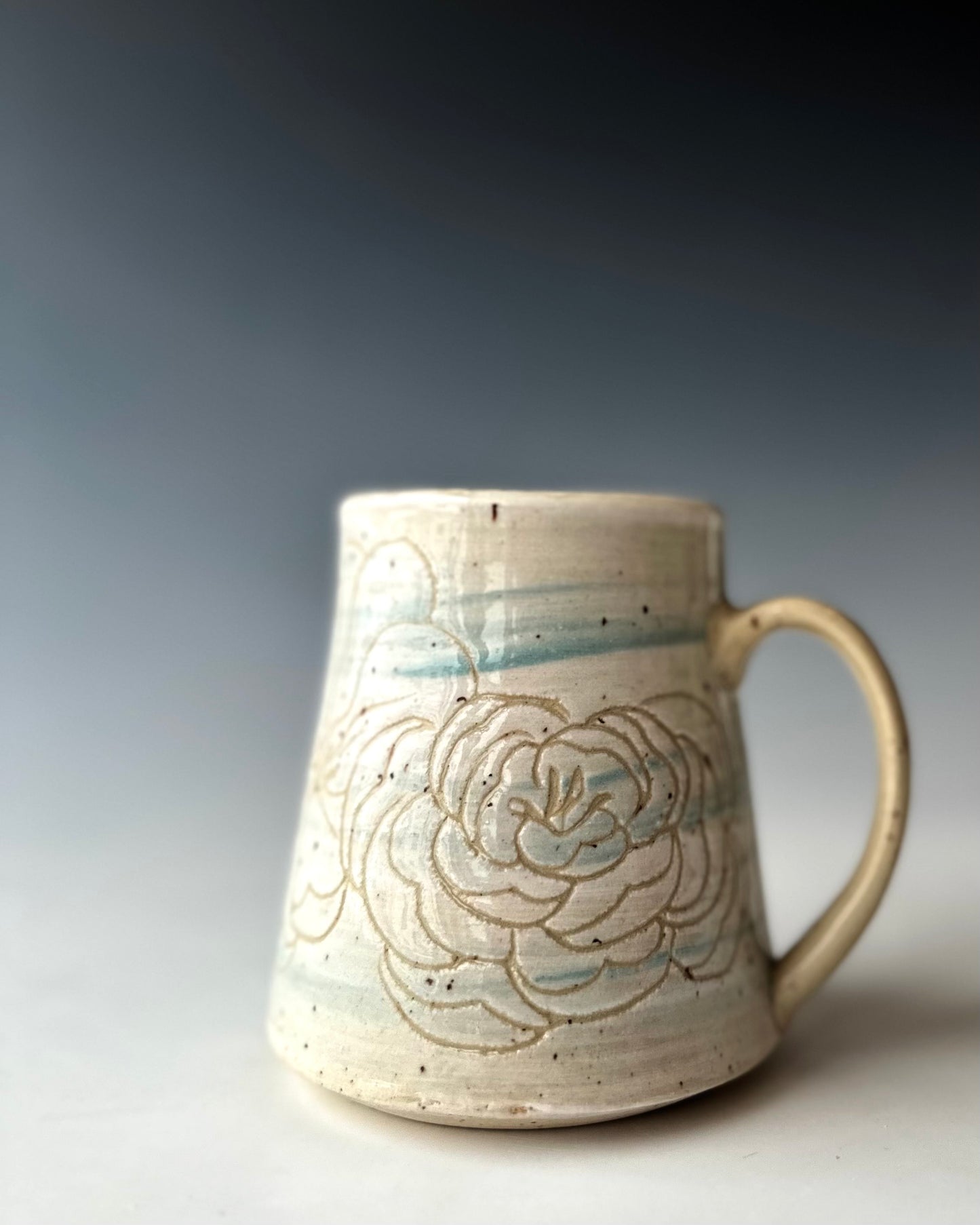 Peonies in Blue  Mug Collection Part 1