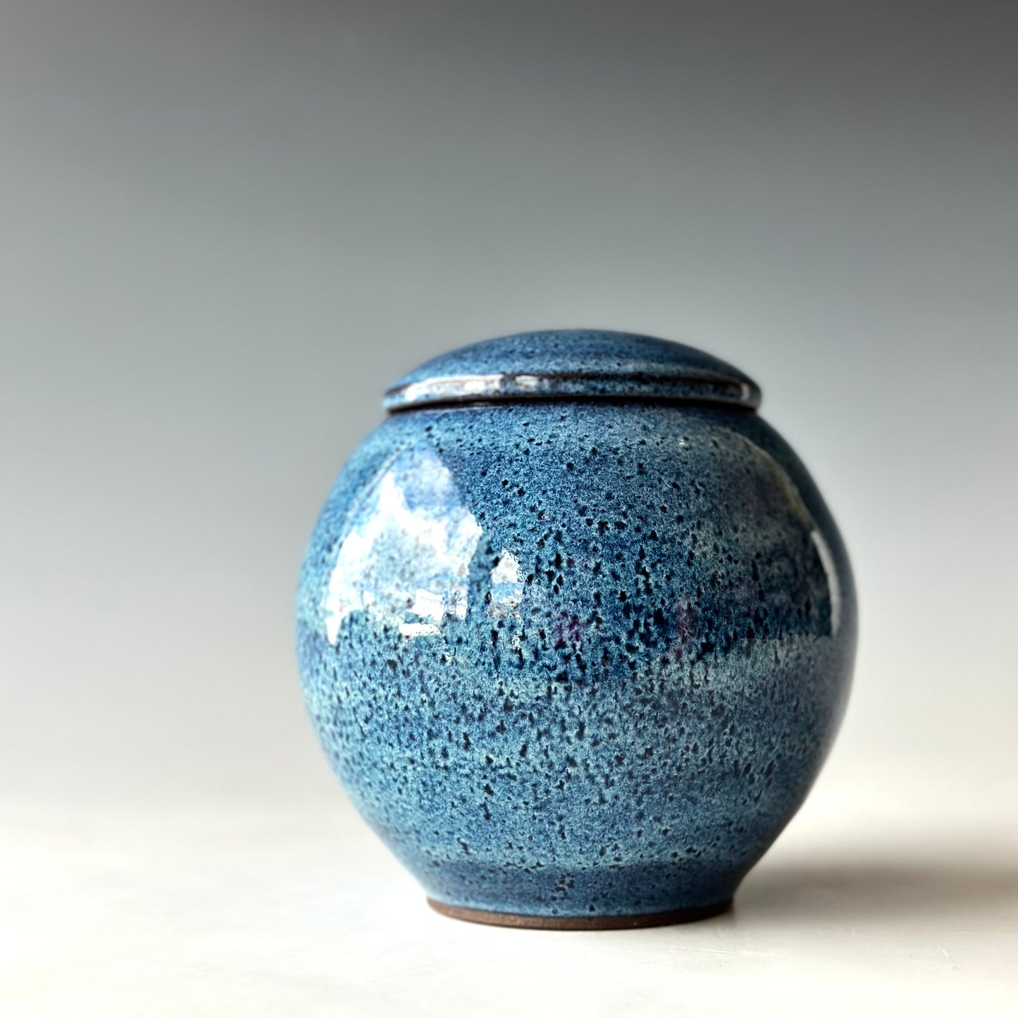 Lidded Jar in Blue