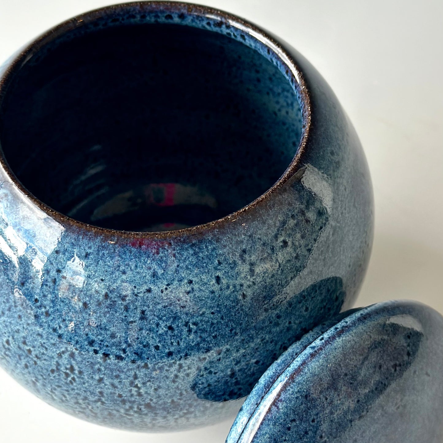 Lidded Jar in Blue