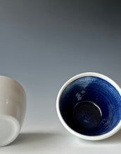 Load image into Gallery viewer, Serving Bowls White and Blue by Ayla Lovell
