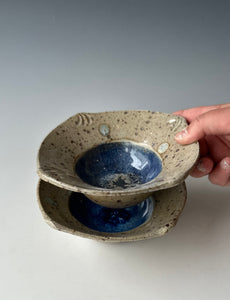 Deep Blue Bowl by Ayla Lovell