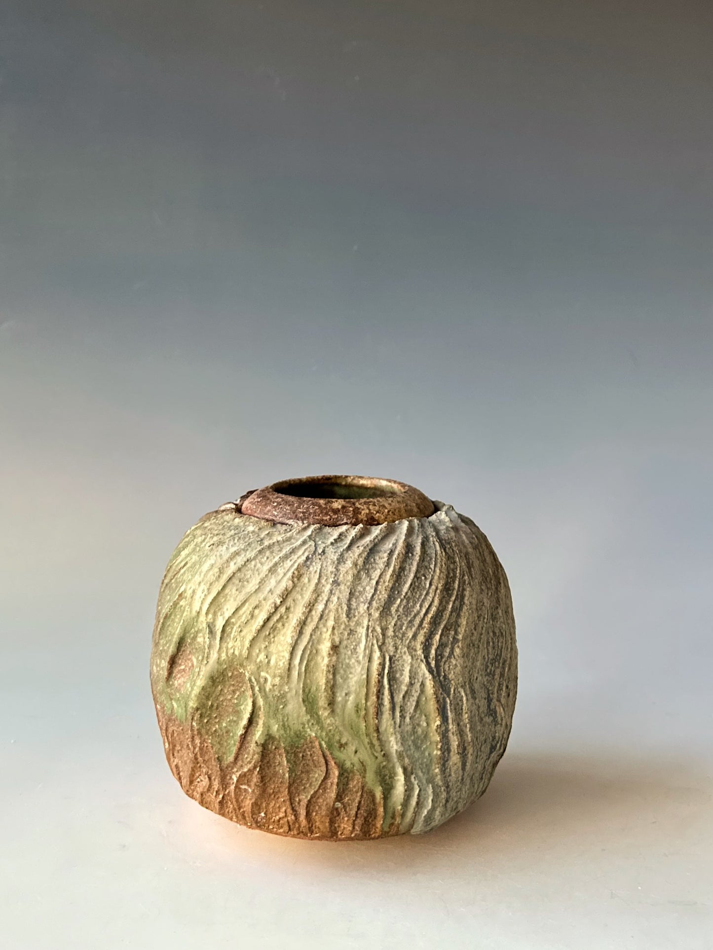 Green Wood Urn