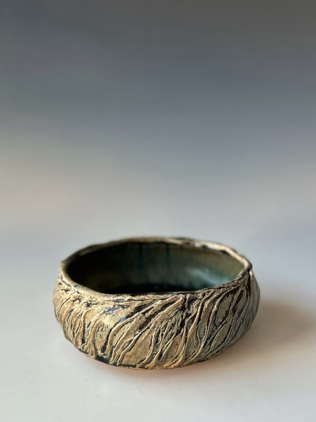 Catch All Bark Texture Bowl by KJ MacAlister