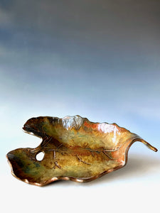 Leaf Serving Platter by KJ MacAlister
